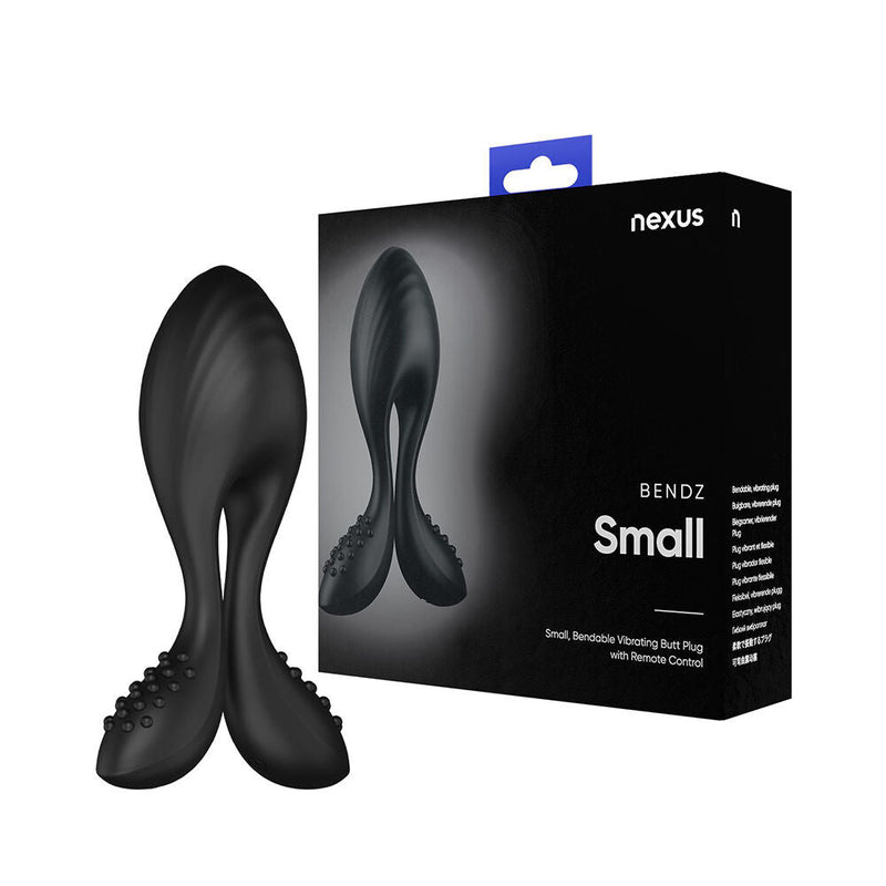 Nexus - Bendz - Buigbare Vibrerende Buttplug - Zwart-Erotiekvoordeel.nl