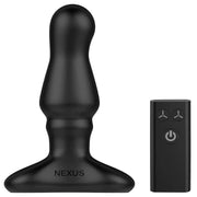 Nexus - Bolster - Vibrerende Opblaasbare Buttplug - Zwart-Laced-up.nl