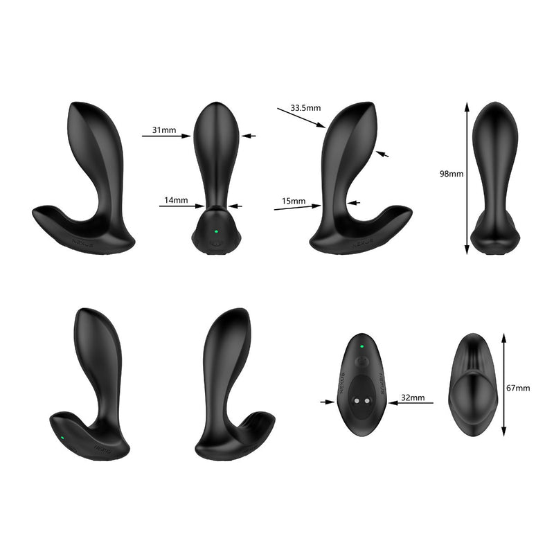 Nexus - Duo Plug - Vibrerende Buttplug met Afstandsbediening-laced-up.nl
