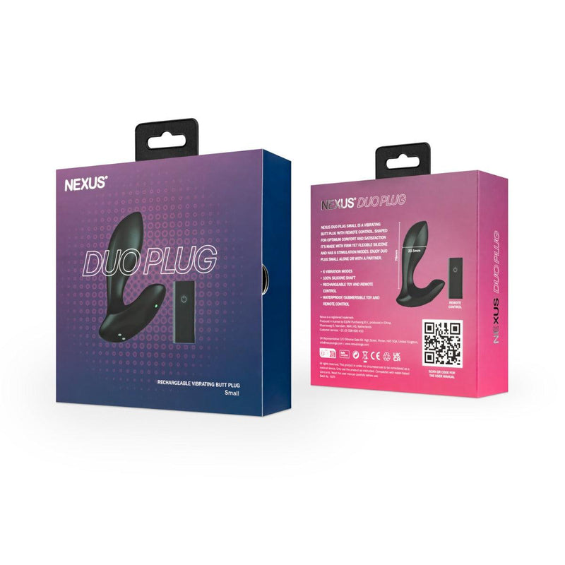 Nexus - Duo Plug - Vibrerende Buttplug met Afstandsbediening-laced-up.nl