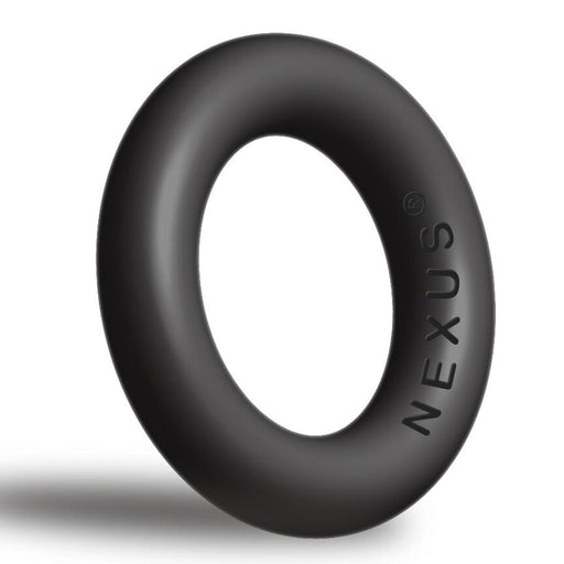 Nexus - Enduro Thick - Rekbare Siliconen Cockring - Zwart-Laced-up.nl