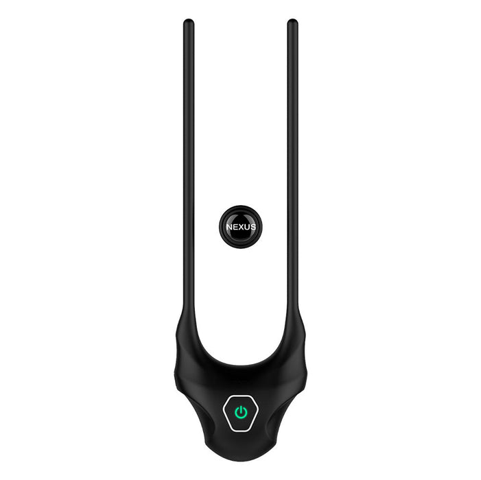 Nexus - Forge - Verstelbare Vibrerende Cockring - Zwart-Laced-up.nl