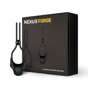 Nexus - Forge - Verstelbare Vibrerende Cockring - Zwart-Laced-up.nl