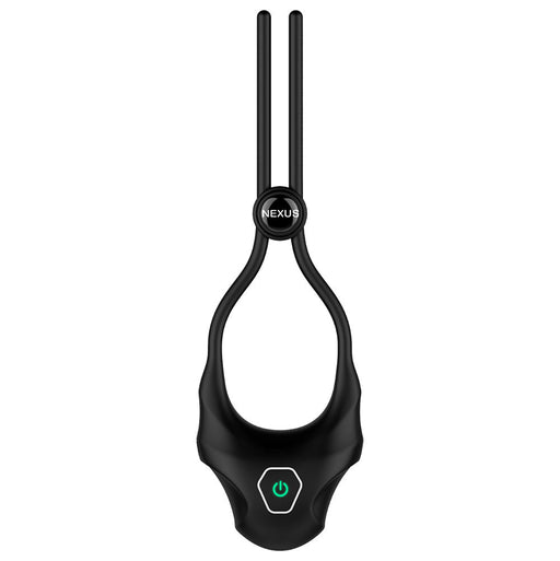 Nexus - Forge - Verstelbare Vibrerende Cockring - Zwart-Laced-up.nl