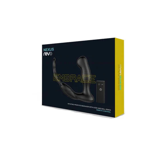 Nexus - Revo Embrace - Roterende Prostaat Massager - Zwart-Laced-up.nl