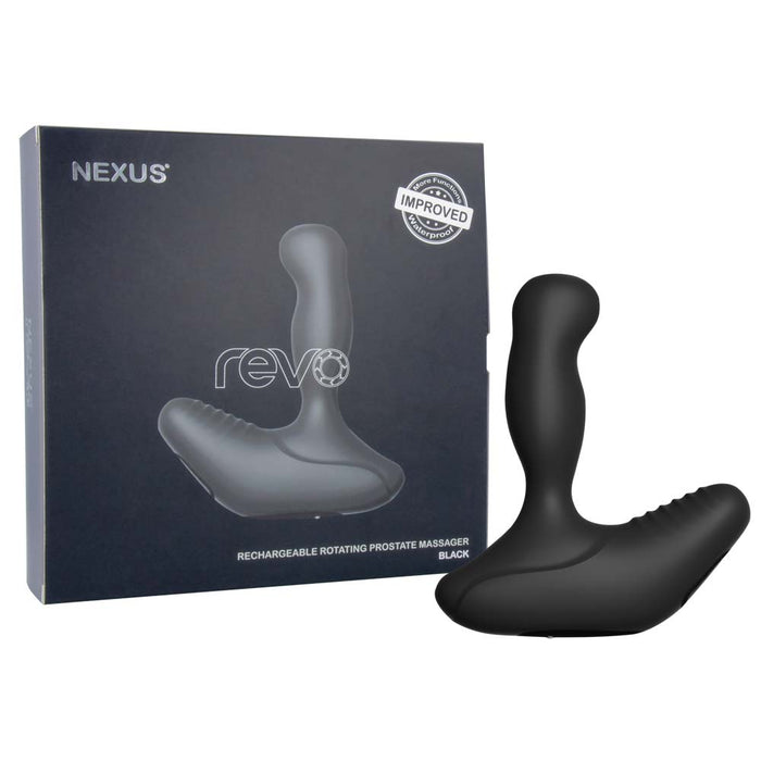 Nexus - Revo - Vibrerende Roterende Prostaat Massager - Zwart-Laced-up.nl