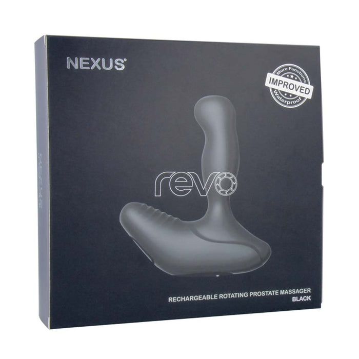 Nexus - Revo - Vibrerende Roterende Prostaat Massager - Zwart-Laced-up.nl