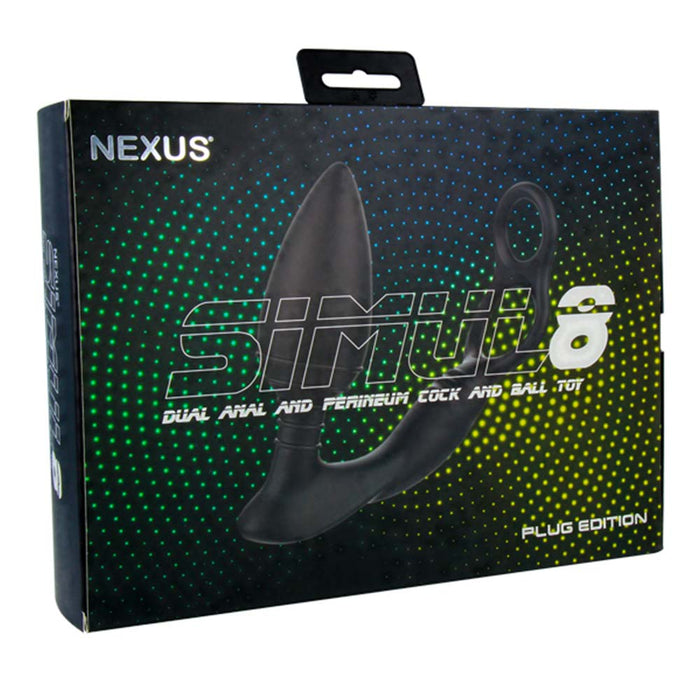 Nexus - Simul8 Plug Edition - Dubbele Anaal & Perineum Vibrator - Zwart-Laced-up.nl