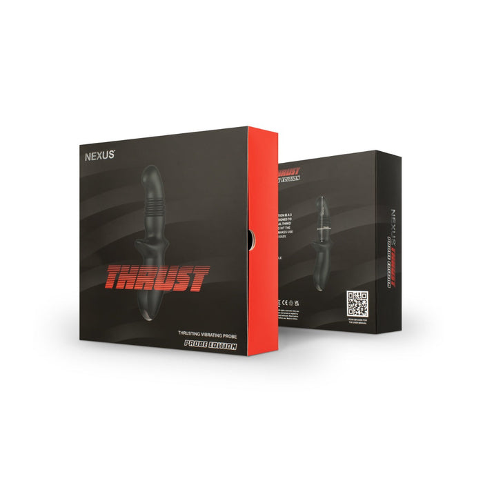 Nexus - Thrust Probe Edition - Stotende Anaal Vibrator met Handvat - Zwart-Laced-up.nl