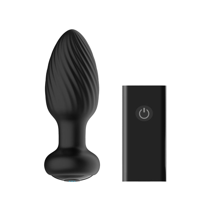 Nexus - Tornado - Vibrerende Buttplug - Zwart-laced-up.nl