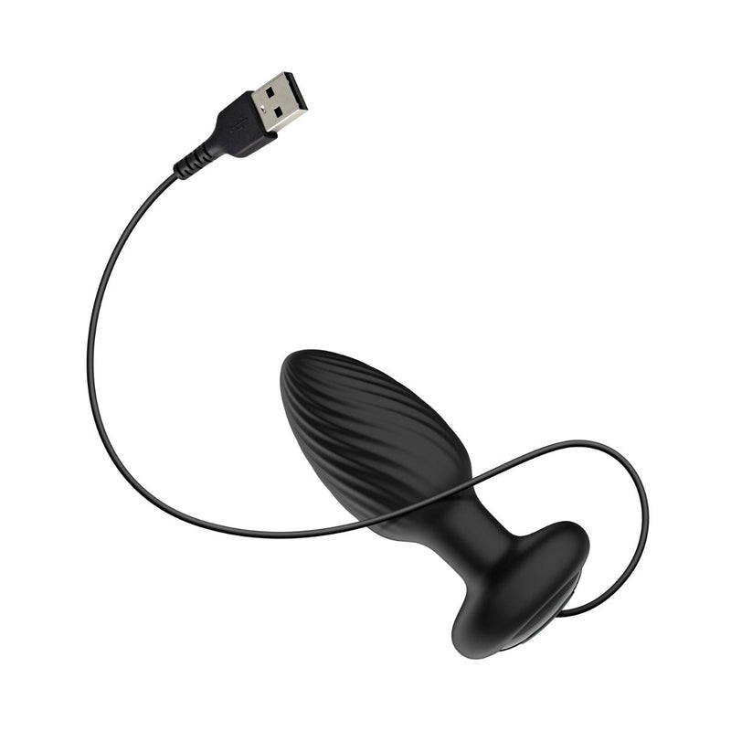 Nexus - Tornado - Vibrerende Buttplug - Zwart-Erotiekvoordeel.nl