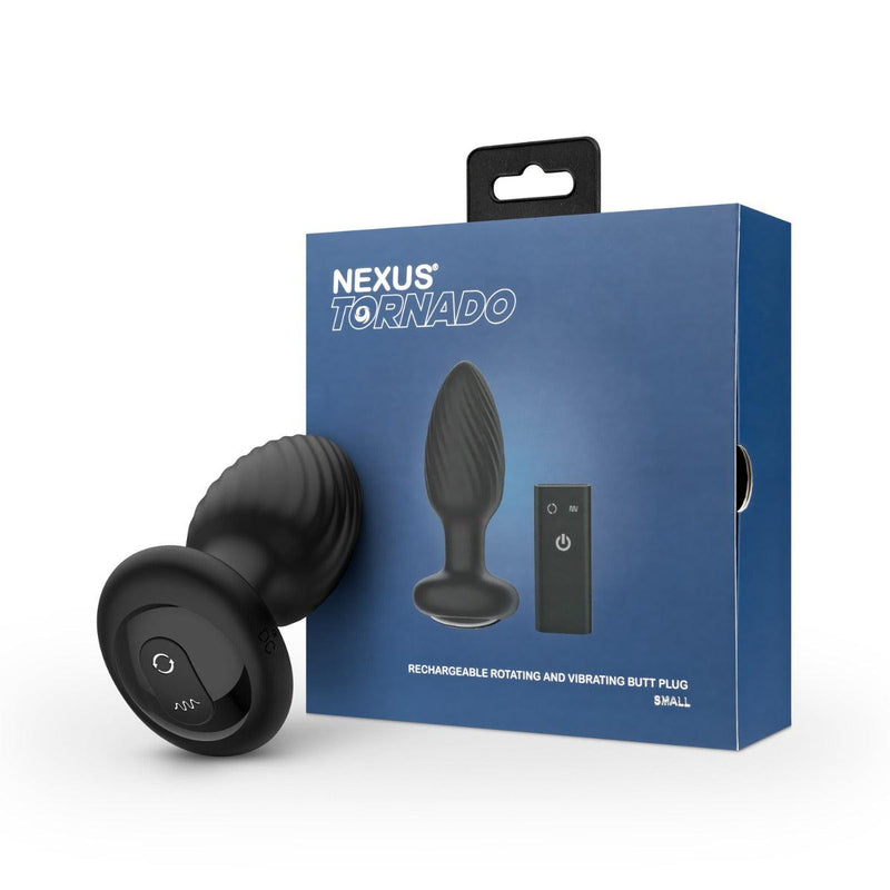 Nexus - Tornado - Vibrerende Buttplug - Zwart-Erotiekvoordeel.nl