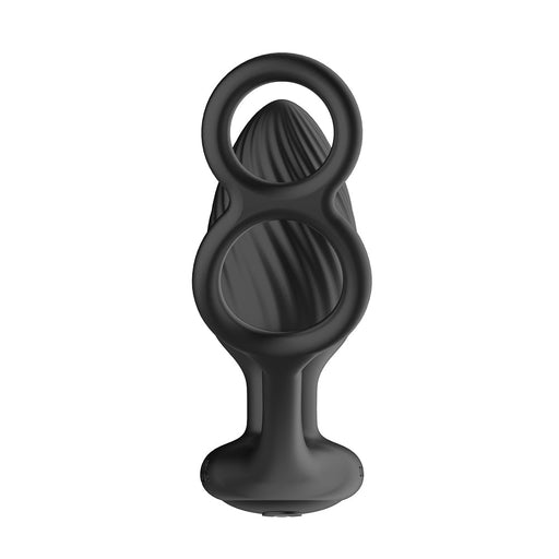 Nexus - Tornado - Vibrerende Buttplug met Cockring en Scrotumring-Erotiekvoordeel.nl