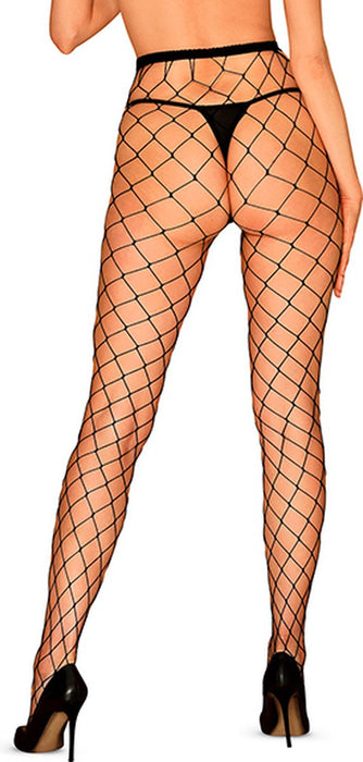 Obsessive - Visnet Panty - Zwart-Laced-up.nl