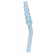 Anal Angler - Gebogen Kralen Jelly Buttplug - met handvat-Laced-up.nl