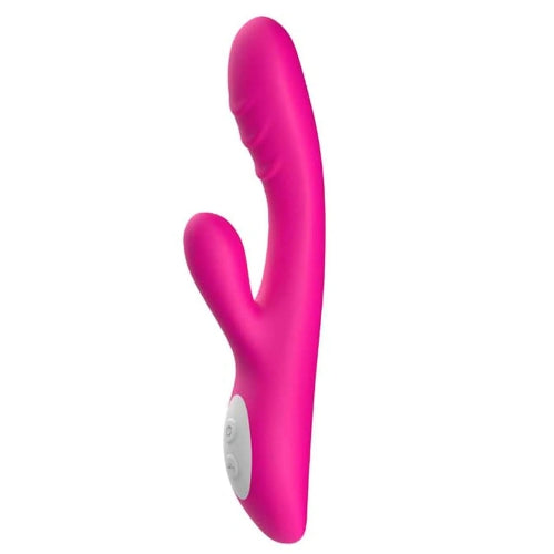 The Wave - Spark - Verwarmende Rabbit Vibrator - Rood-Laced-up.nl