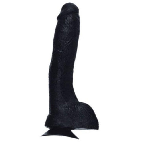 BP Toys - Dildo - Dildo Met Balzak - Ultimate - Zwart - 23 cm.-Laced-up.nl
