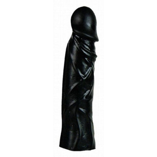BP Toys - Dildo - Dildo zonder Balzak - Zwart - 18 cm-Laced-up.nl