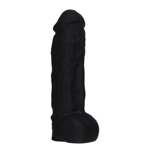 BP Toys - Dildo - Dildo Met Balzak - My Lord - Zwart - 21.5 cm-Laced-up.nl