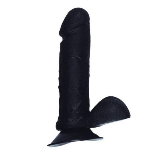 BP Toys - Dildo - Dildo Met Balzak - Zwart - 20 cm-Laced-up.nl