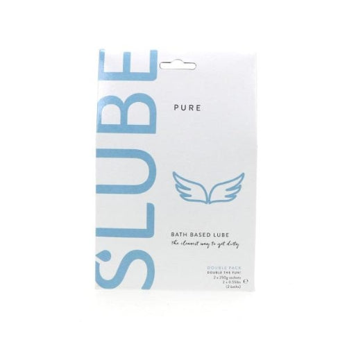 Slube - Pure - Double Bath Play - Body to Body Glijmiddel - 2 x 250 gram-laced-up.nl