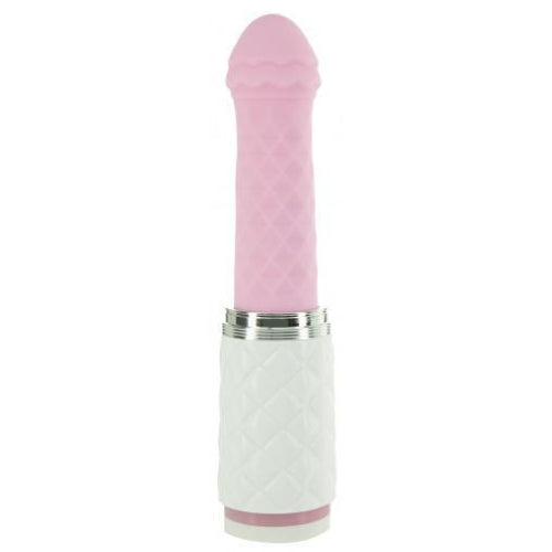 Pillow Talk - Feisty - Stotende Vibrator Met Handsfree Houder - Lichtroze-Laced-up.nl