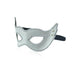 Cat Oogmasker - Zilver - Elastieken Band - PU-Leer-Laced-up.nl