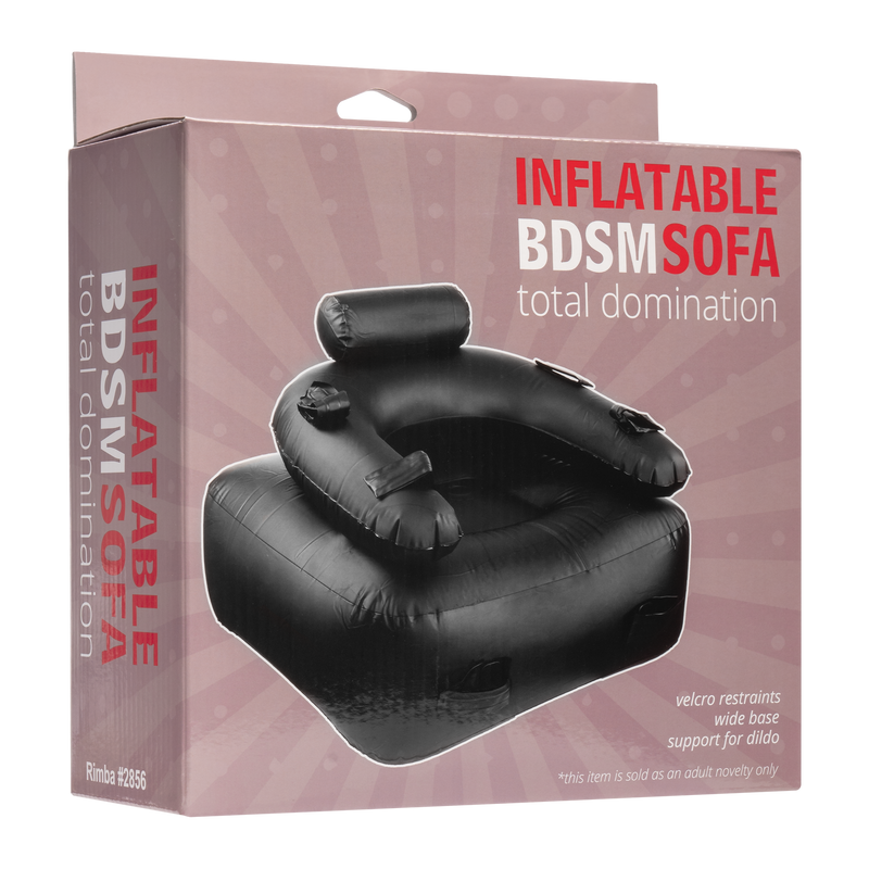 Rimba - Opblaasbare BDSM Sofa - Total Domination - Zwart-Erotiekvoordeel.nl