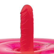 Opblaasbare Dildo Poef Cushion - met Ding Dong en afstandsbediening - Roze-Erotiekvoordeel.nl