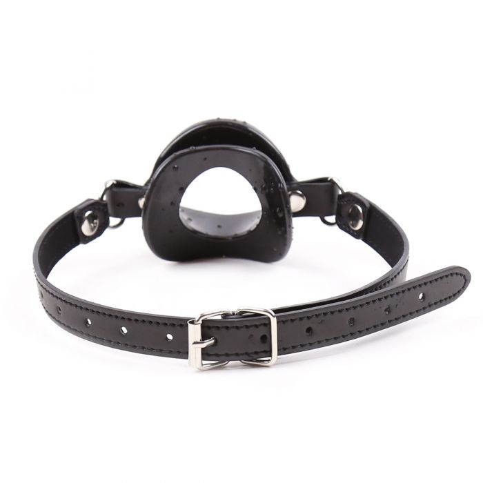 Kuss mit offenem Mund? Gag - Schwarz - Laced-up.nl