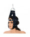 Rimba - Bondage Suspension Masker Met Ringen En Kinband - Zwart-Erotiekvoordeel.nl