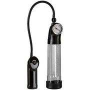 OptiMALE - Power Pump - Automatische Penispomp - Zwart/Transparant-Laced-up.nl