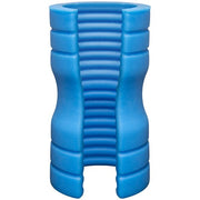 OptiMALE - Truskyn Siliconen Masturbator met Ribbels - Blauw-Laced-up.nl