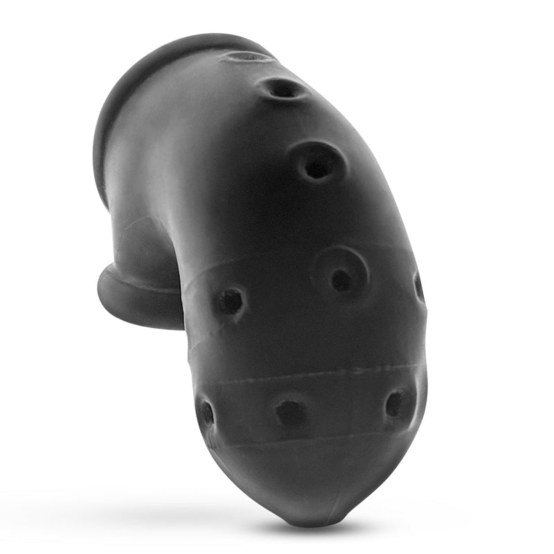 Oxballs - Airlock - Air-Lite Vented Chastity - Noir Ice-Laced-up.nl