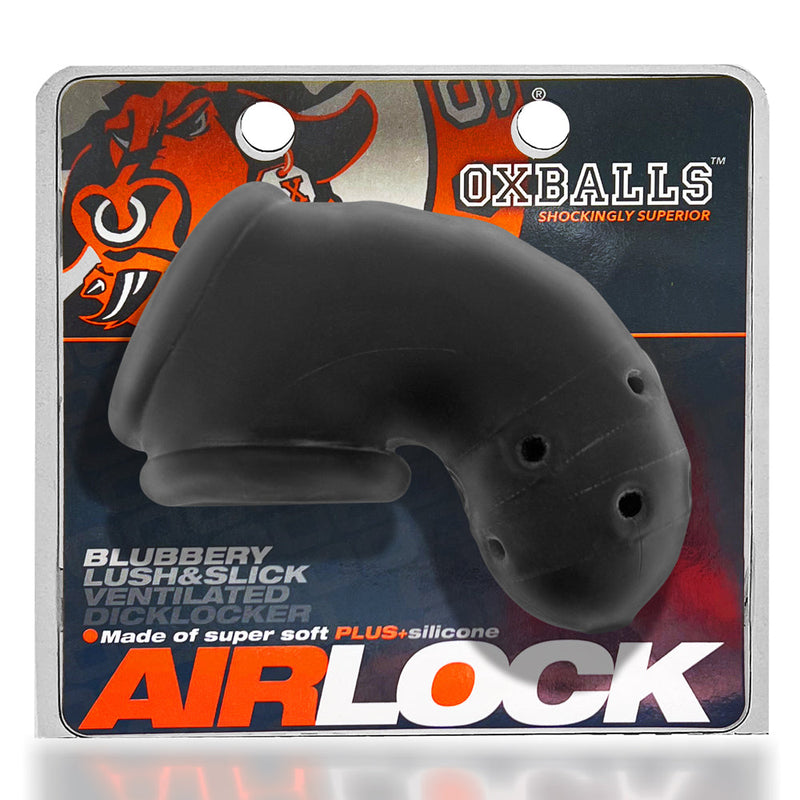 Oxballs - Airlock - Air-Lite Vented Chastity - Noir Ice-Laced-up.nl
