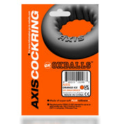 Oxballs - Axis - Ribbed Cockring - Oranje Ice-Laced-up.nl