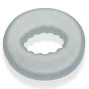 Oxballs - Axis - Ribbed Cockring - Transparant Ice-Laced-up.nl