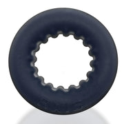 Oxballs - Axis - Ribbed Cockring - Zwart Ice-Laced-up.nl