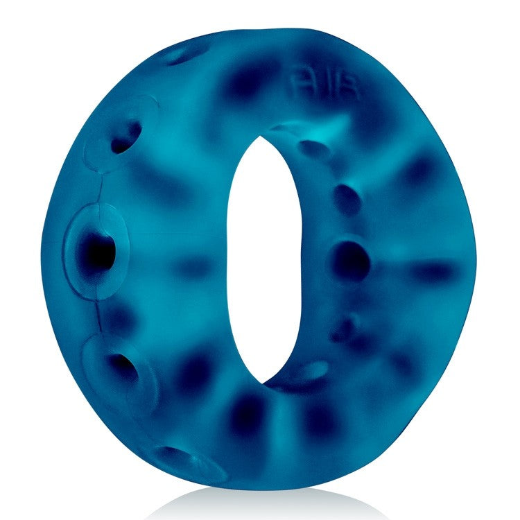 Oxballs - Axis - Gerippter Cockring - Blau - Ice-Laced-up.nl