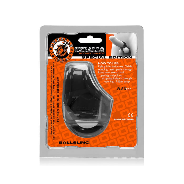 Oxballs - Ballsling Met Ballsplitter - Zwart-Laced-up.nl