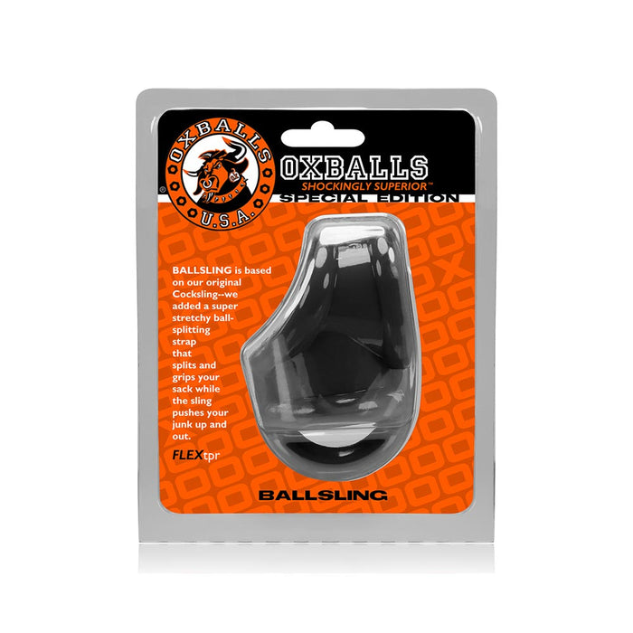 Oxballs - Ballsling Met Ballsplitter - Zwart-Laced-up.nl