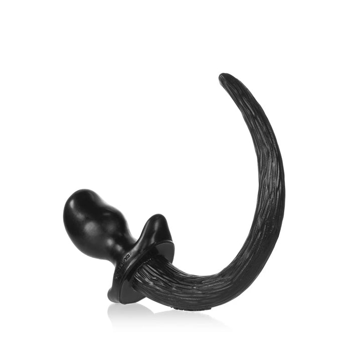 Oxballs - Beagle Puppy Tail - Buttplug met Staart - Zwart Medium-Laced-up.nl