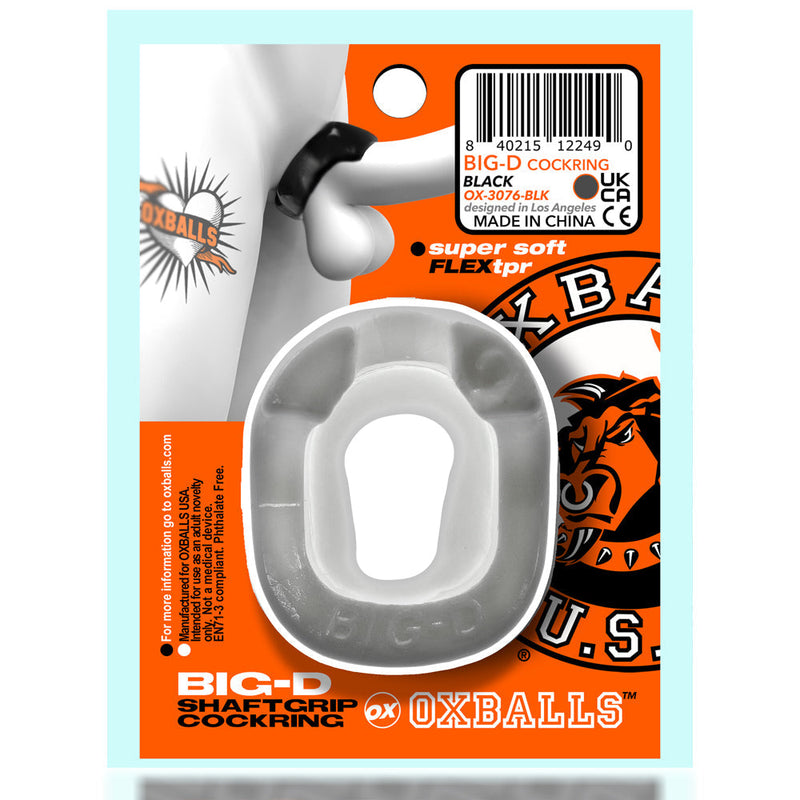 Oxballs - Big-D Shaft Grip Cockring - Wit-Laced-up.nl