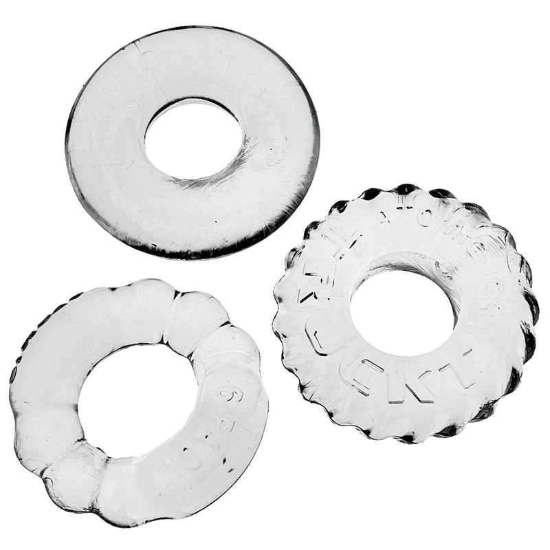 Oxballs - Bonemaker Cockring-Set - Transparent - Laced-up.nl