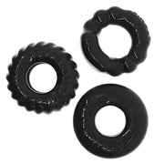 Oxballs - Bonemaker Cockring Set - Zwart-laced-up.nl