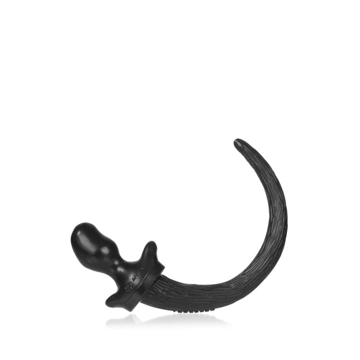 Oxballs - Bulldog Puppy Tail Buttplug - Zwart - Large-Erotiekvoordeel.nl