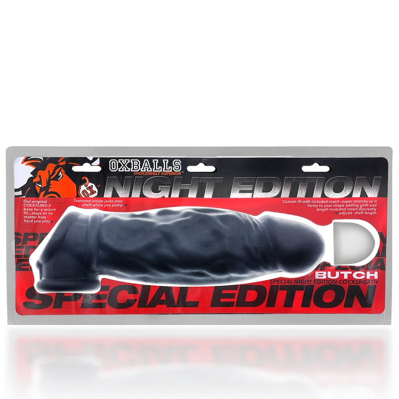 Oxballs - Butch Penis Sleeve Night Edition-laced-up.nl