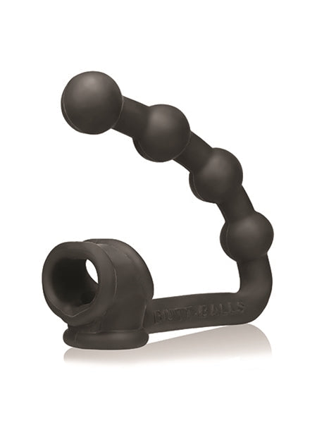 Oxballs - Buttballs - Rekbare Cocksling met Buttplug - Zwart-Laced-up.nl