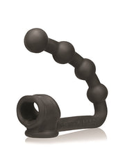 Oxballs - Buttballs - Rekbare Cocksling met Buttplug - Zwart-Erotiekvoordeel.nl
