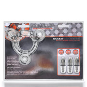 Oxballs - Buzz Squeeze - Vibrerende Ballstretcher - Transparant-laced-up.nl